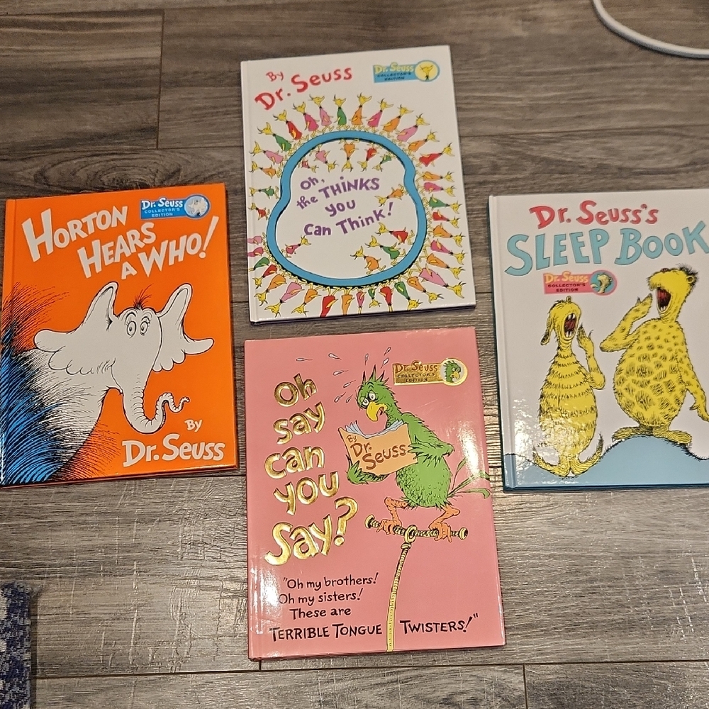 EUC Dr. Seuss Children's 4 Book Set